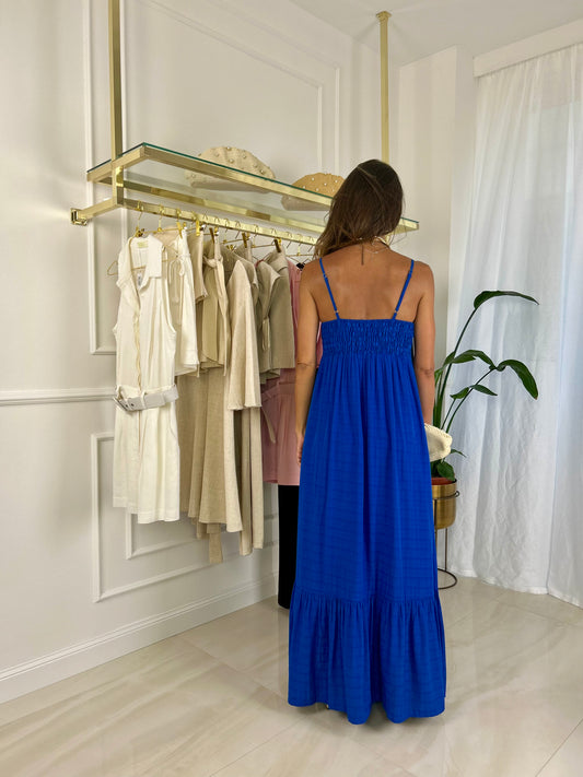 Vestito Tropicalia - S / Blu elettrico-M / Blu elettrico-L / Blu elettrico-S / Rosso-M / Rosso-L / Rosso