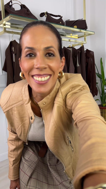 Giubbotto similpelle Sonia