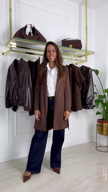 Cappotto scamosciato Eva